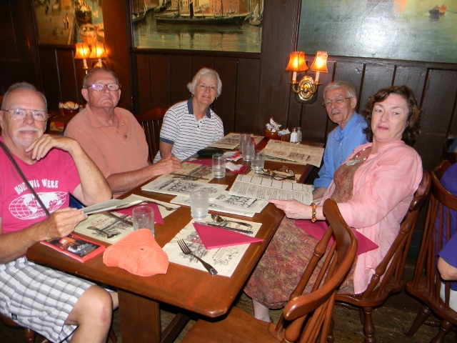 At Ye Olde Oyster House, Boston